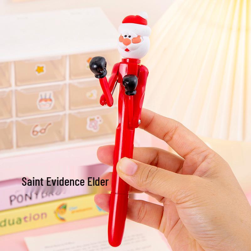 Creative Boxing Ballpoint Pen - Fun Student Interaction and Stress Relief for Halloween and Christmas