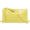 Used AUTHENTIC Shoulder Bag Yellow Leather