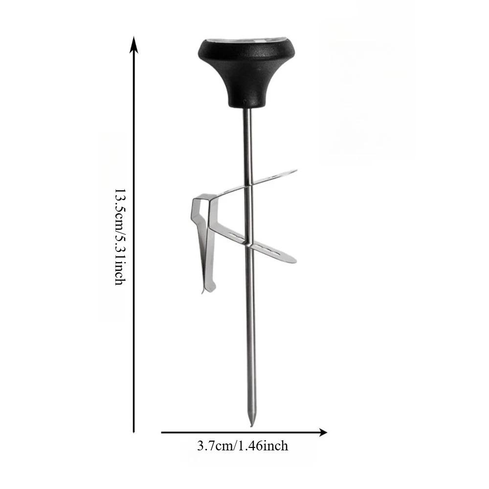 Coffee Temperature Gauge with Clip Instant Read Food and Drink Thermometer for Chocolate Milk Foam Hot Beverages  Home Cafe