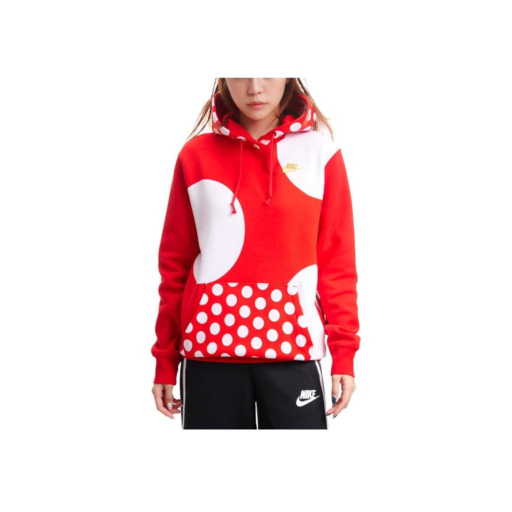 Nike Sportswear Christmas Casual Sports Dot Pattern Spliced Hoodie Women Hoodies CT2198-651