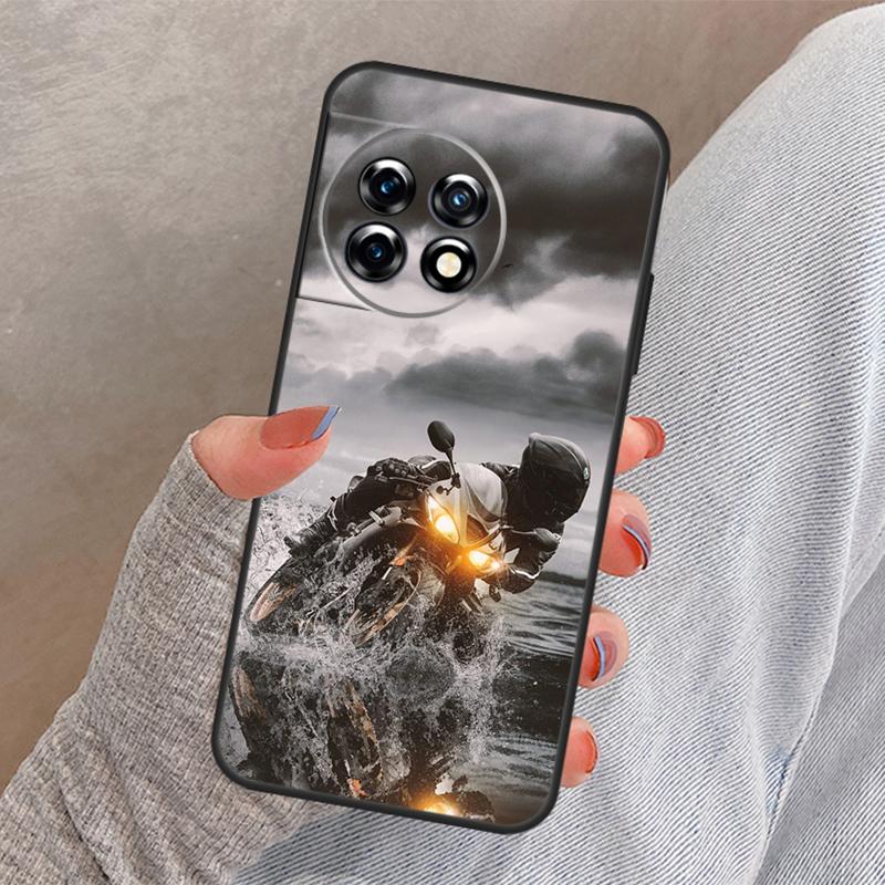 Fashion Motorcycle Man Cover For OnePlus 13R 13 12 12R 11 10 Pro 8T 10T OnePlus Nord 4 CE 2 3 Lite N10 N20 N30 Case