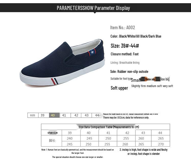 Spring Korean Slip-On Canvas Shoes: Men's & Unisex Breathable, Fashionable White Shoes, Extra Large Sizes