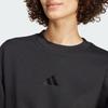Adidas Sportswear All Season Logo Solid Color Outdoor Casual Sports Crew Neck Pullover Long Sleeve Sweatshirt Women Sweatshirt IX3812