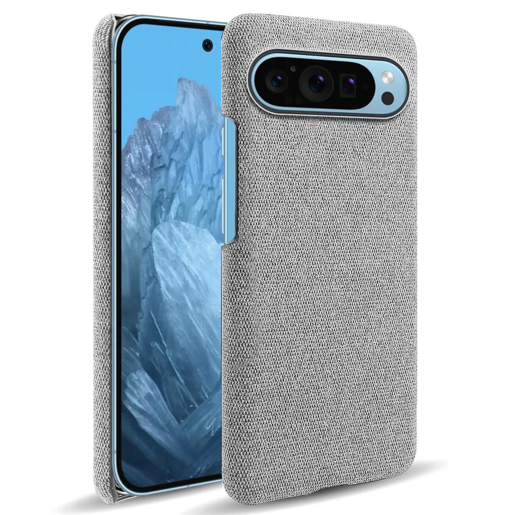 For Google Pixel 9/Pixel 9 Pro Case PC+Cloth Drop-Resistant Phone Protective Cover