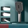 High Pressure Square Shower Head 3 Spray Settings Handheld Bathroom Shower Sprayer Water Saving Rain Spray