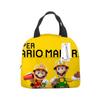 Mario Portable Bento Bag Lunch Box Bag Student Children'S Meal Bag Lunch Box Bag Bento Bag Aluminum Foil Lunch Bag Thermal Insulation