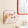 Fuktsäker Vattentät Badväska Tecknad Vikbar Klädförvaring Väggmonterad Hylla Sovsal