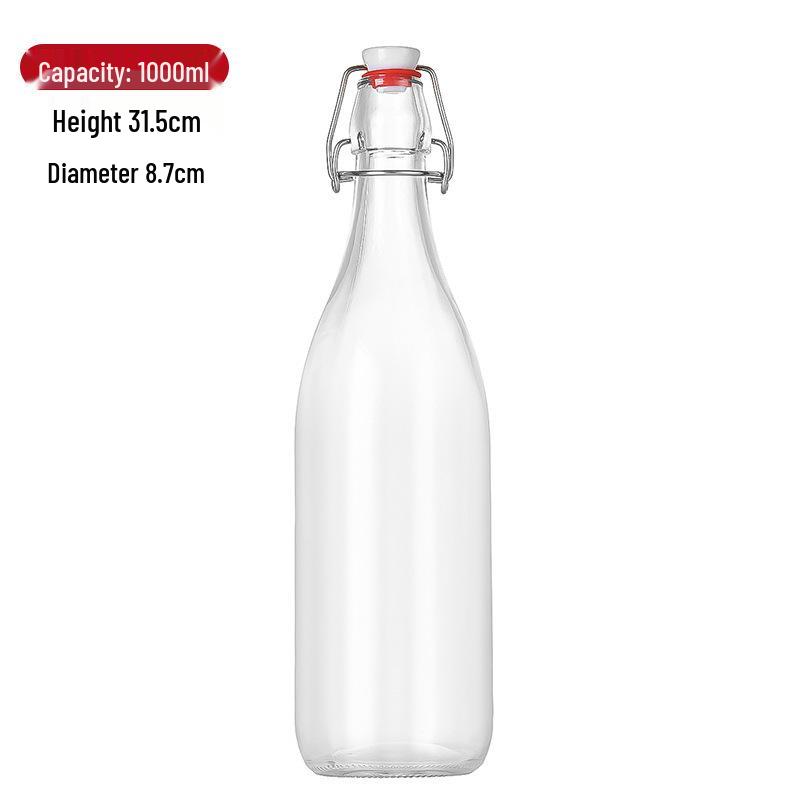Home Brew Buckle Bottle for Fruit Wine, Juice, Grain Liquor, and Enzymes