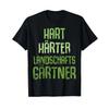 Unisexs Hard Hardener Landscape Gardener Gardening T Shirt Vintage Stretched Soft Streetwear Graphic Casual