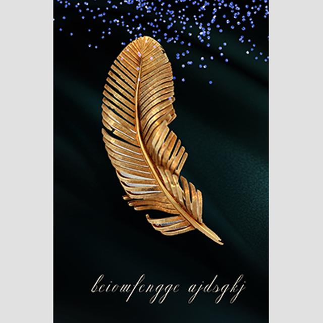 Scandinavian Black and Red Leaves Monster, Golden Plants, Flowers, Canvas, Poster, Paintings, Luxurious Interior Print, Abstract Hd Art Image