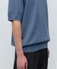 MUSINSA STANDARD Washable Supima Cotton Crew Neck Short Sleeve Knit [Blue Gray]