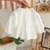 Baby Doll Shirt Spring 2026new Girls' Shirt Fashionable Autumn Korean Version Long-sleeved Baby Korean Version Small Shirt