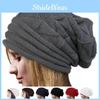 Stilvolle übergroße Slouch Beanie Mütze für Damen und Herren aus warmem Strickstoff