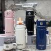 316 Stainless Steel Insulated Double-Drink Cup with Tea-Water Separation and Straw - Portable, Thickened, and Handheld for Outdoor Use