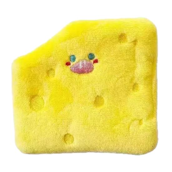 Cheese Dog Toy Interactive Dog Snuffle Toy with Crinkle Sound Dog Treat