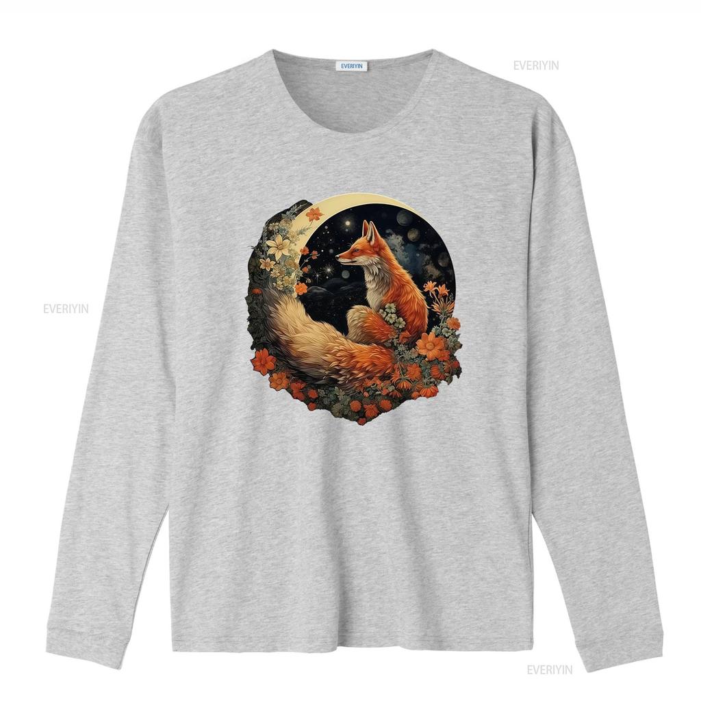 Whimsigoth Fox Moon T Shirt Goblincore Witchy Celestial Fairycore Dark Cottagecore Witch Nature Aesthetic Vintage Washed