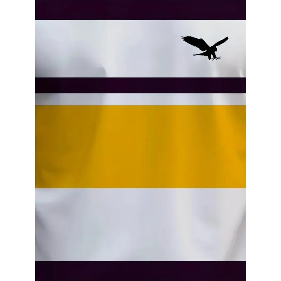 Men Bird Striped T Shirt Short Sleeve O-Neck TShirt Vintage Sport Casual Large Size T-Shirts Men’s