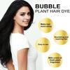 10Pcs 30ML Blase Haar Farbstoff Sanfte Natürliche Pflanzen Extrakt Färbung Shampoo Männer Frauen Botanische Blase Färben Schaum