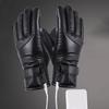 Electric Heated Gloves Windproof Touchscreen Hand Warmer USB Soft Leather Heating Gloves for Outdoor Camping Hiking