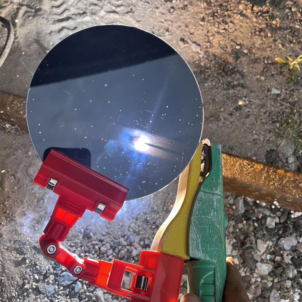 Clip-On Universal Round Shading Cover Adjustable Angle Handheld Welding Cover Welding Safety Gear Welding Torch Accessories