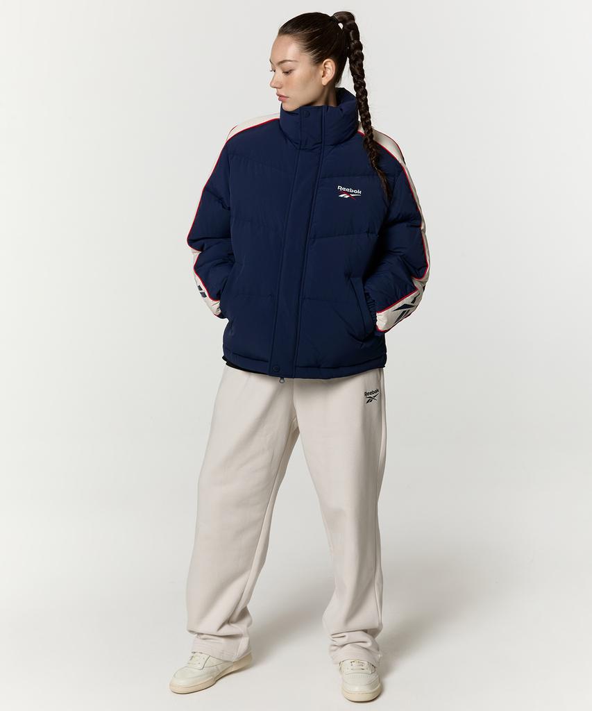 Reebok 2-Way Fleece-Lined Sweatpants - Beige