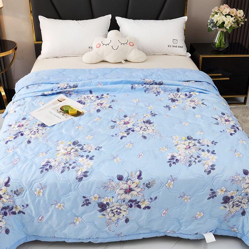 

Летнее одеяло-кондиционер Односпальное/Двуспальное Летнее одеяло Студенческое общежитие Машинная стирка Весенне-осенний наполнитель для одеяла 140 * 200cm