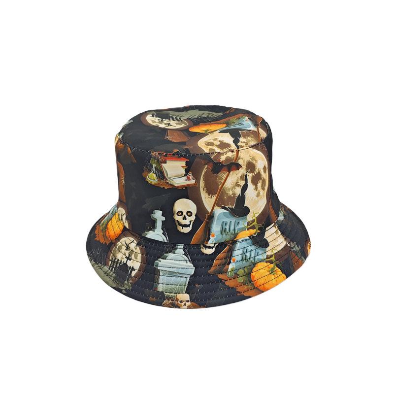 Spring and Autumn Hat Women's Bucket Hat Double-sided Outdoor Sunscreen Sun Hat Men's Basin Hat