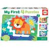 Moje první progresivní puzzle od 5 do 8 dílků : Zvířata z džungle