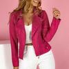 Fashion Warm Long Sleeve Jacket Women Autumn Winter Misfit Fringe Solid Women's Coats Slim Boyfriend Style Jackets Coat 17079 2025