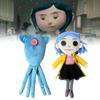 The Coraline Secret Door Plush Toy Cartoon Doll  Decoration Children Anime