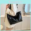 Sac Cabas Vintage Grande Capacité pour Femme Sac à Bandoulière Urbain Élégant Simple pour un Usage Quotidien