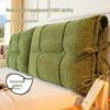 2025 Herringbone Headboard Cushion: Soft Upholstered, Anti-collision, Fixable Bedside Pillow