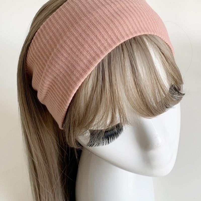 1 stk Minimalistisk Strikket Pannebånd, College Casual Sports Hodebånd Allsidige Tilbehør For Menn & Kvinner, Helårsbruk, Hårtilbehør