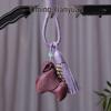 Blood Cypress Zodiac Horse Violet Wood Pendant Keychain
