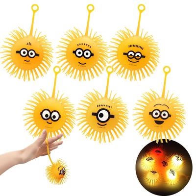 Festival Minions Mojimoji Mini Tip 6 Çeşit 24 Adet Set Ödüller Etkinlikler Partiler Sokak Tezgahları Darbede Parlayan Sevimli Karakterler Teşekkür Ederim [Harika