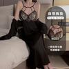 Women's Lace Padded Cami Sleep Dress with Robe Lounge Pajama Set