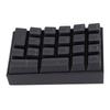Wired Keyboard Stepped Keycap Fadeless Durable Backlit 21 Keys LED Mechanical KeyboardRed Shaft