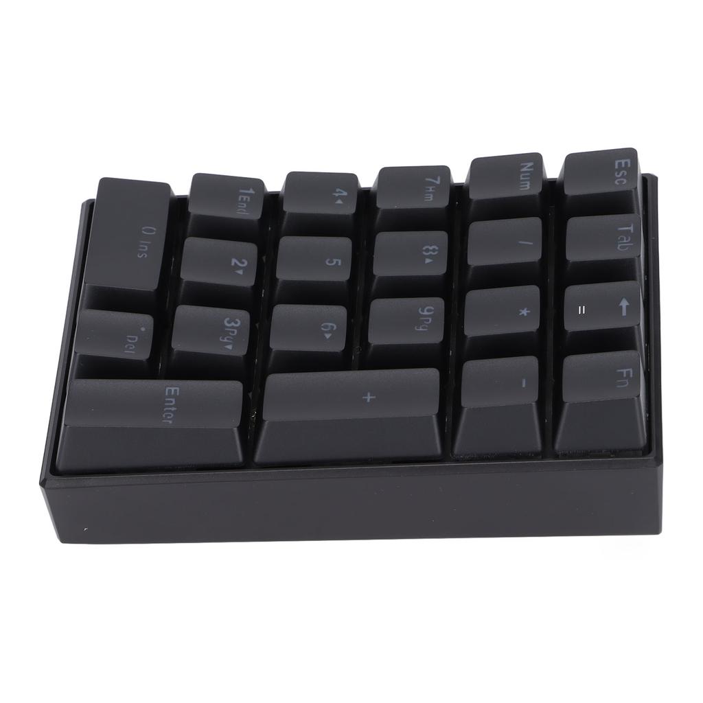 Wired Keyboard Stepped Keycap Fadeless Durable Backlit 21 Keys LED Mechanical KeyboardRed Shaft