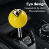 Universāls Black Yellow Moon Eyes Racing Stick Shifter Sviras Automašīnas Pārnesumu Poga Manuāla Automātiskā Akrila Automātiskā Pārslēgšanās Automašīnas Veidošanai