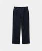 UNIFORM BRIDGE Corduroy Slim Straight Pants Navy
