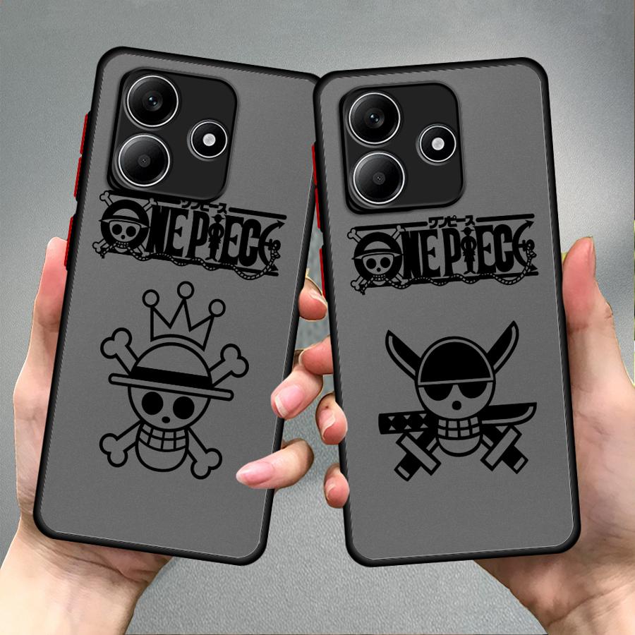 Anime Ones Pieces Logo Funda Back Phone Cover Case for Xiaomi Redmi Note 14 13C 10 9S 12 A4 11 14C 13 Pro Plus