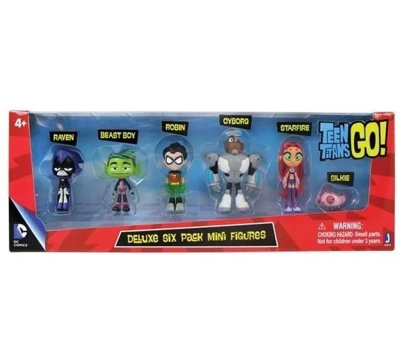 

Титани, вперед Підлітки Титани Teen Titans Go Deluxe міні фігурки набір 6 шт 5 см ПВХ 5 жовтий
