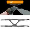Washable   Mask Head Band Breathable   Face Mask Headband (Gray)