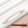 Ivory White Zinc Alloy Minimalist Round Pull Handle for Cabinets and Drawers