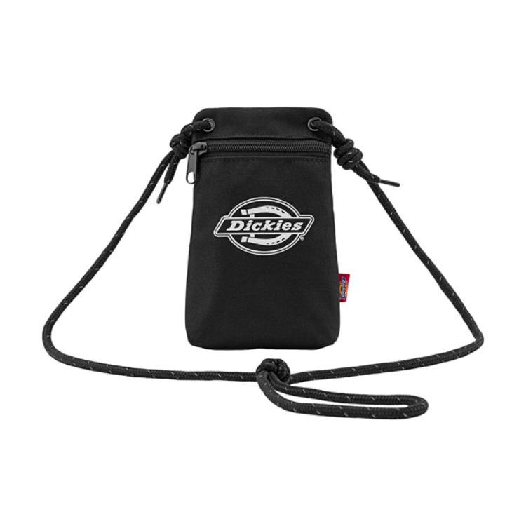 

New Dickies Polyester Shoulder Bag, Crossbody Bag Unisex Black DK010518 10.4*2.0*17.5CM