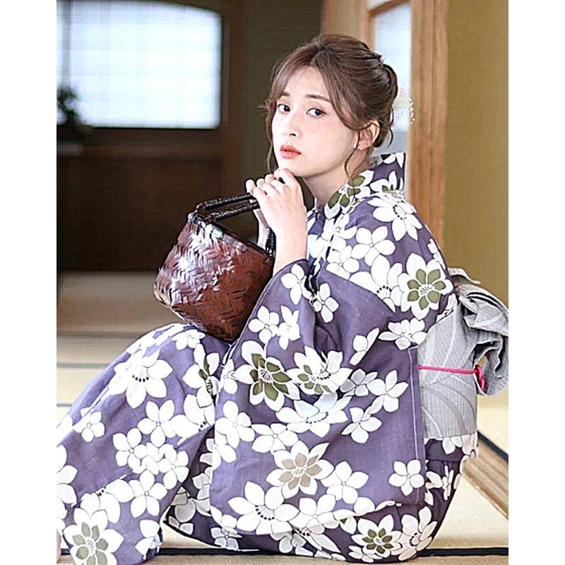 

Япония Традиционное Кимоно Халат Женская Формальная Одежда Чистый Хлопок Стиль Япония мода Съемка Путешествия Кос Одежда Юката 2# One-piece kimono