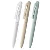 Pentel Calme Ballpoint Sky 3 Oil-Based Pen, 0.7mm, White, Beige, Jade, Pens, AMZ-BXA107ST3