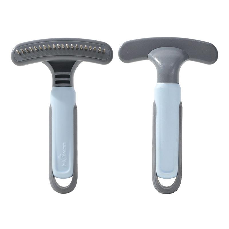 Universal pet comb for cats and dogs, bubble shell single row nail rake hair removal comb Grooming nail rake comb for medium and large dogs