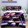 Pink Hair Singer Performance Print 3Pcs Bedding Setduvet Cover With 2 Bedropillowcase Home Birthday Gift