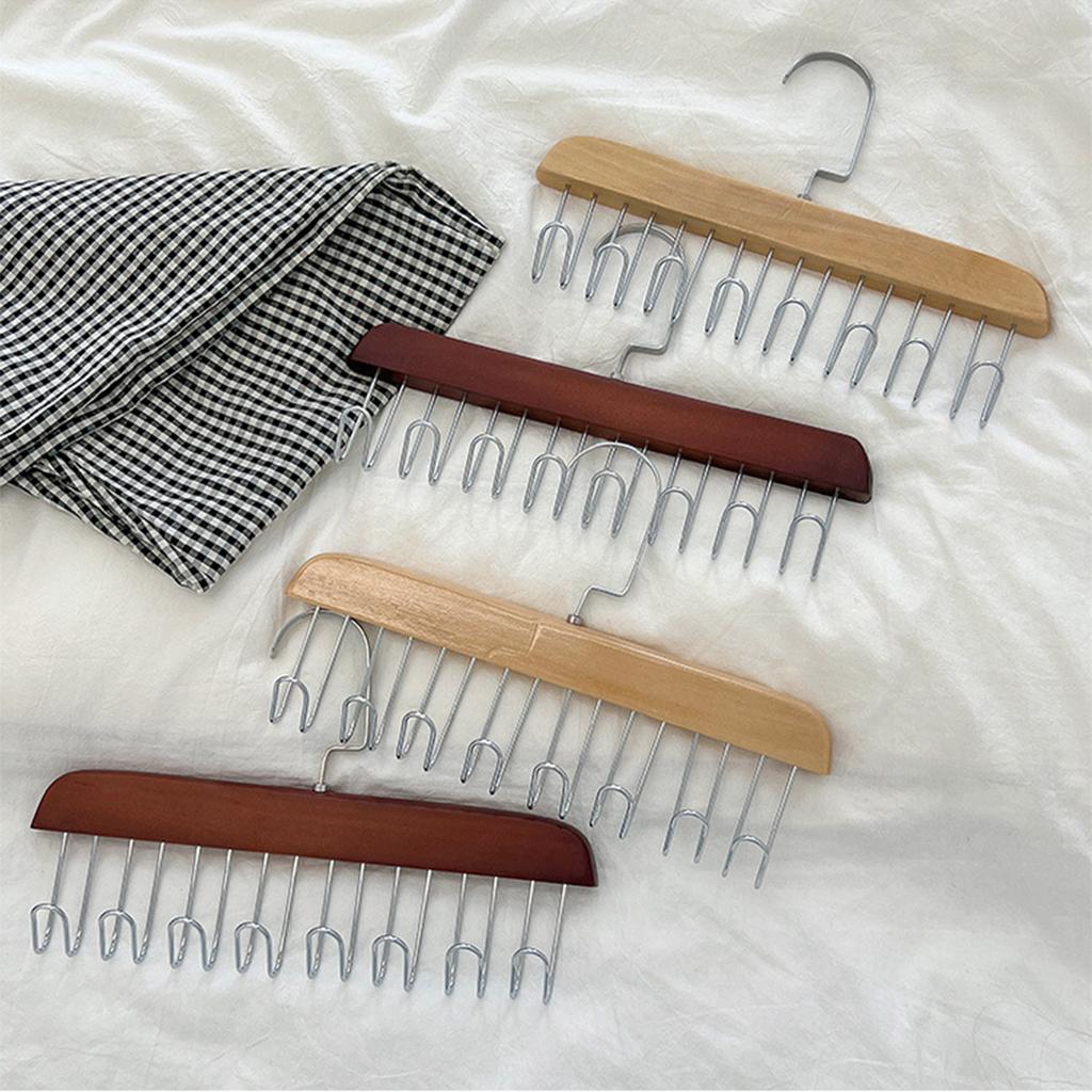 Tank Top Bra Hanger, Tie Storage Hangers, Multi Hook Coat Rack, Space Saving Hangers, 8 Hooks Tank Top Hanger, Storage For Belts Ties, Tie Storage Rac